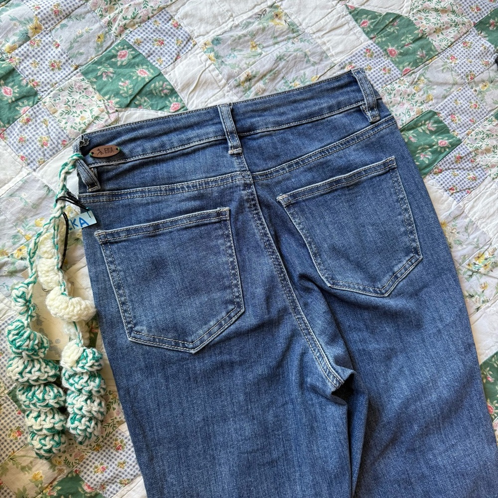 Erika Kelly Apparel Upcycled Denim Jeans by me EKA - Picture 8 of 12
